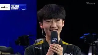 LOL WORLDS 2022 : GEN G PEANUT INTERVIEW AFTER WIN OVER CFO , GROUP STAGE DAY 7 ,