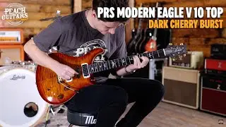 No Talking...Just Tones | PRS Modern Eagle V - 10 Top - Dark Cherry Burst