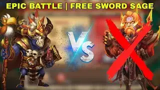 Free Sword Sage epic battle | easy win set up | Castle clash