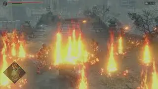 Demon's Souls PS5: Fire Magic Showcase. pyromancy/ fire soul magic. Firestorm, fireball, flame toss.