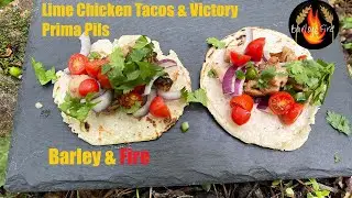 Victory Prima Pils & Lime Chicken Tacos