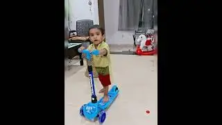 🛴 &ldquo;First ride, Little rider 🚦💖&rdquo;#littlerider #babyshorts #cutebaby #babylife