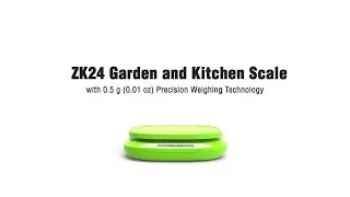 Ozeri ZK24 Garden and Kitchen Scale, with 0.5 g (0.01 oz) Precision Weighing Technology