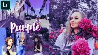 Lightroom Mobile Presets | Free Lightroom Preset Tutorial | Purple Tone Preset