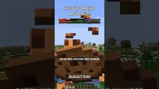 How To Make A Cookie In Minecraft!
