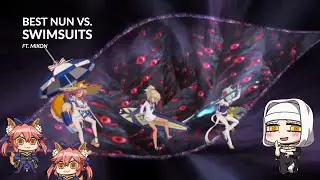 [FGO NA] Kiara vs. Swimsuit Servants 2018 (Dead Heat Summer Race Challenge Quest) No Merlin!