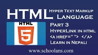 Hyperlink in HTML Learn in Nepali || Part 3 || For Class 7,8,9 and 11