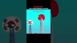 Top 10 Tallest Buildings in the World #countryballanimation #edit