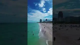 Beach day at the Tony Hotel in South Beach Miami
