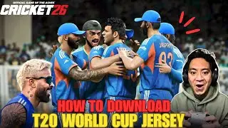 How to Download India's New Jersey For World Cup in CRICKET 26!