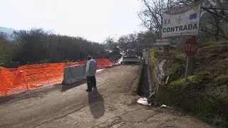 Una palizzata per arginare la frana, domani sopralluogo per la viabilit&agrave;