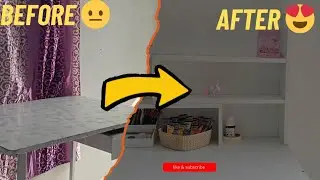 🥇 I Transformed This Desk Completely 😱 | before vs after #beforeafter #desksetup #youtubeshorts 