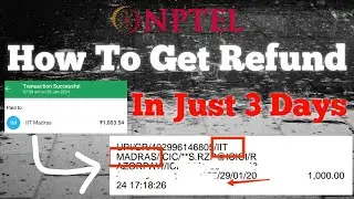 Как вернуть стоимость экзамена NPTEL | NPTEL 2025