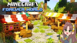 I Built The CUTEST Marketplace In My Cozy Forever World!