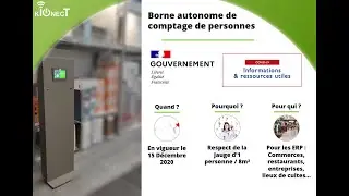 Kionect - Borne autonome de comptage de personnes