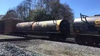 CSX NB Freight at Crawford, Florida