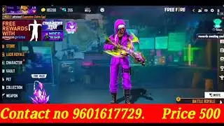 free fire id sell in low price 🤟 purple criminal bundle id sell garena free fire id sell