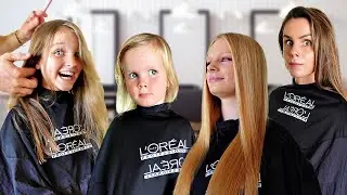 MUM & 3 DAUGHTERS HAIR TRANSFORMATION! | Family Fizz