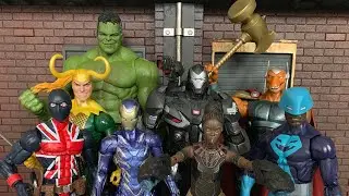 Marvel Legends AVENGERS END GAME HULK BAF wave, Action figure showcase and closer look