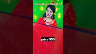 New arrival saree booking number 81003 15712. Price is also mentioned in the video