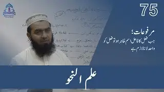 ILMUN NAHWA-75  علم نحو جب فعل کا فاعل اسم ظاہر تو فعل کا صیغہ واحد لانا لازمی ہے