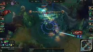 AKALI 1v4 (league of legends)