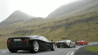 Legendary machine can do over 200MPH | Gran Turismo 7 | Ferrari F40, Jaguar XJ220 & McLaren F1