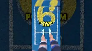 Школьный забег на 200 м от первого лица 👟 🏃