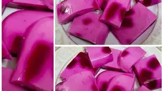  দারুণ স্বাদের ড্রাগন ফলের পুডিং রেসিপি।।।Dragon Fruit Pudding  Recipe😋😋😋