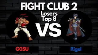 FIGHT CLUB 2: SSF2 Losers Top 8 - G0SU (Ryu) vs Rigel (Marth)