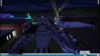 The Warner Brothers Gondola, Restaurant & Nightclub (Planet Coaster)