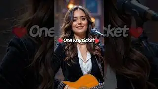 🎵One way ticket🎵 - Lyrics-the blues - #Ai Music #Ai Cover #Ai Singer #pop #AI Music Sunny