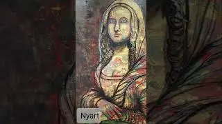 Mona Lisa painting by #Nyart