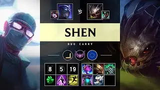 Shen Carry vs Kog'Maw - EUW Master Patch 25.21