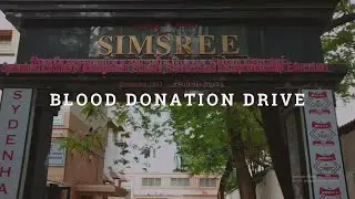 Blood Donation Drive at SIMSREE