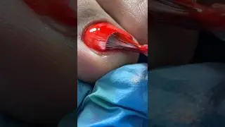 New Toe Nail design| stunning Nail Design| Red Nail Art #nails #shorts #pedicure #beautytips