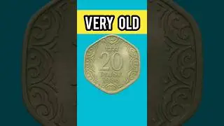 Very Old 20 Paise Indian Coin | ₹.0.20 | Year 1986 #1980s #20paisecoin #nationalemblem #viralshorts