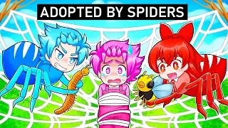 We Got Adopted By SPIDERS In Roblox!