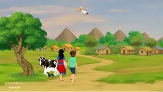 🤗Copyright Free village side view || #creative #viral #village. 