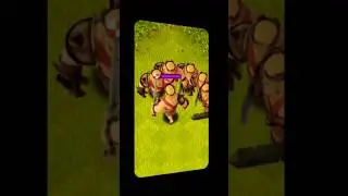 MAX Barbarian King vs 5 Level 21 Kings 😳 Who Wins? #Shorts