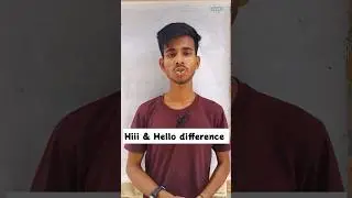 hi and hello difference in hindi l What difference between 