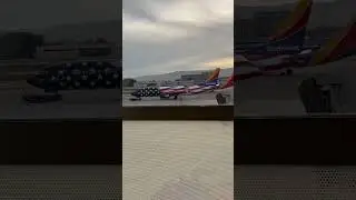 Southwest American Flag Plane