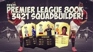 EFFECTIVE 800K FIFA 17 SQUADBUILDER! 3-4-2-1 Premier League Squad!