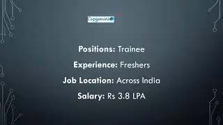 Capgemini  Off Campus Hiring for 2019 2020 Graduates