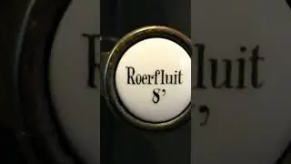 Roerfluit 8', een blokfluit gelijk | Zwier van Dijk orgel Genemuiden 1885 #genemuiden #shorts