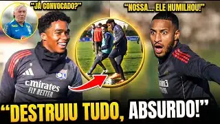 🚨 ENDRICK CHEGA AO LYON E CHOCA EM 15 MINUTOS DE TREINO