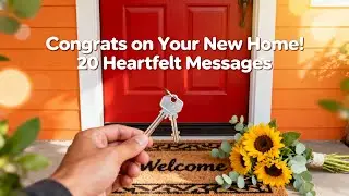 20 Heartwarming Messages to Celebrate a Housewarming