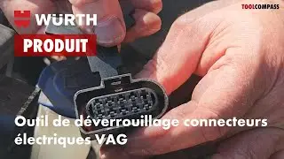 Jeu d'outils d'extraction pour connecteurs &eacute;lectriques VAG - W&uuml;rth