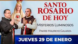 Santo Rosario de Hoy | Jueves 29 de Enero - Misterios Luminosos #rosario