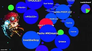 Agar.io Team Mode - Turnaround #3 (Epic Teamwork)